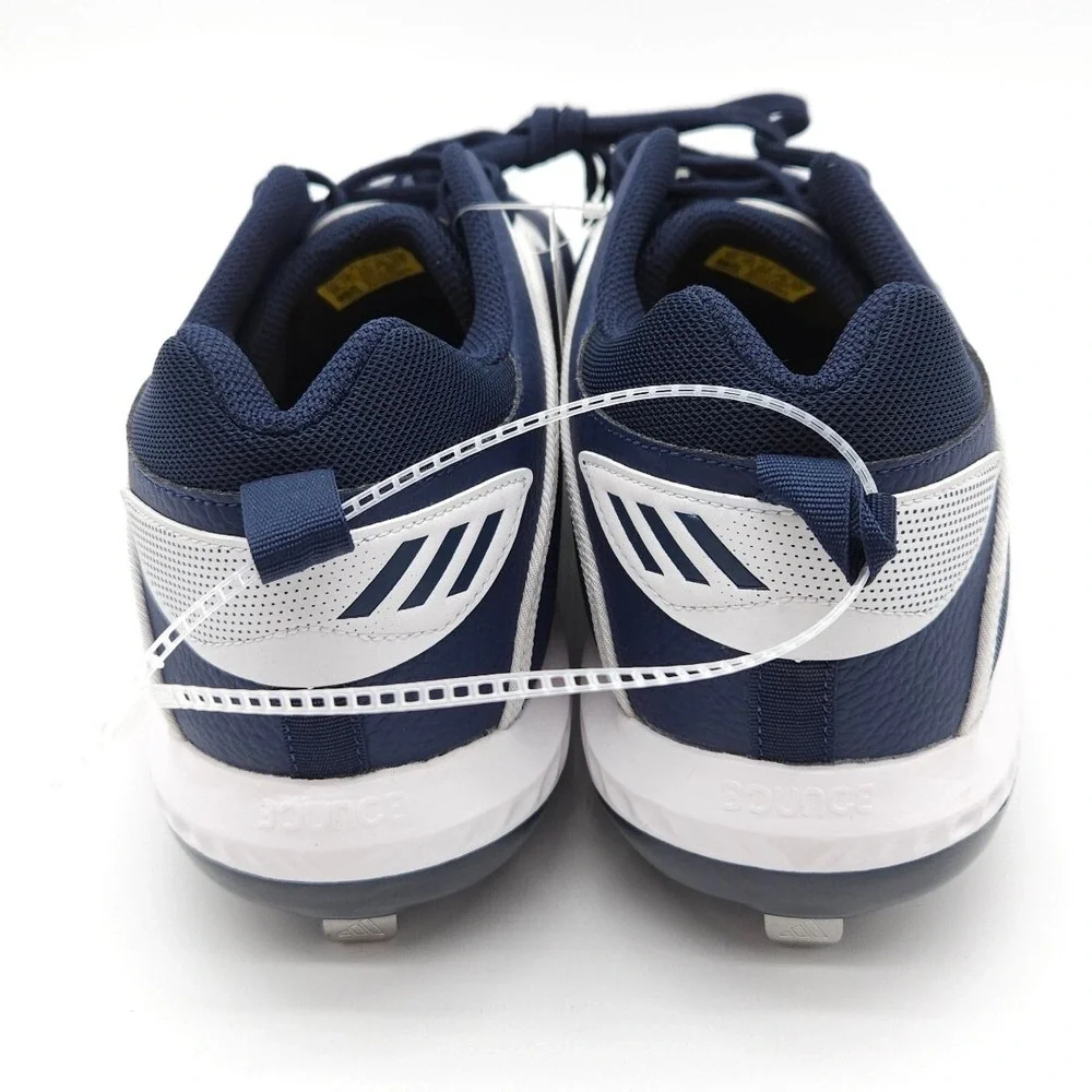 Adidas‎ Men's Size 15 Navy Blue Icon 6 Bounce Baseball Cleats Metal Spikes Shoes